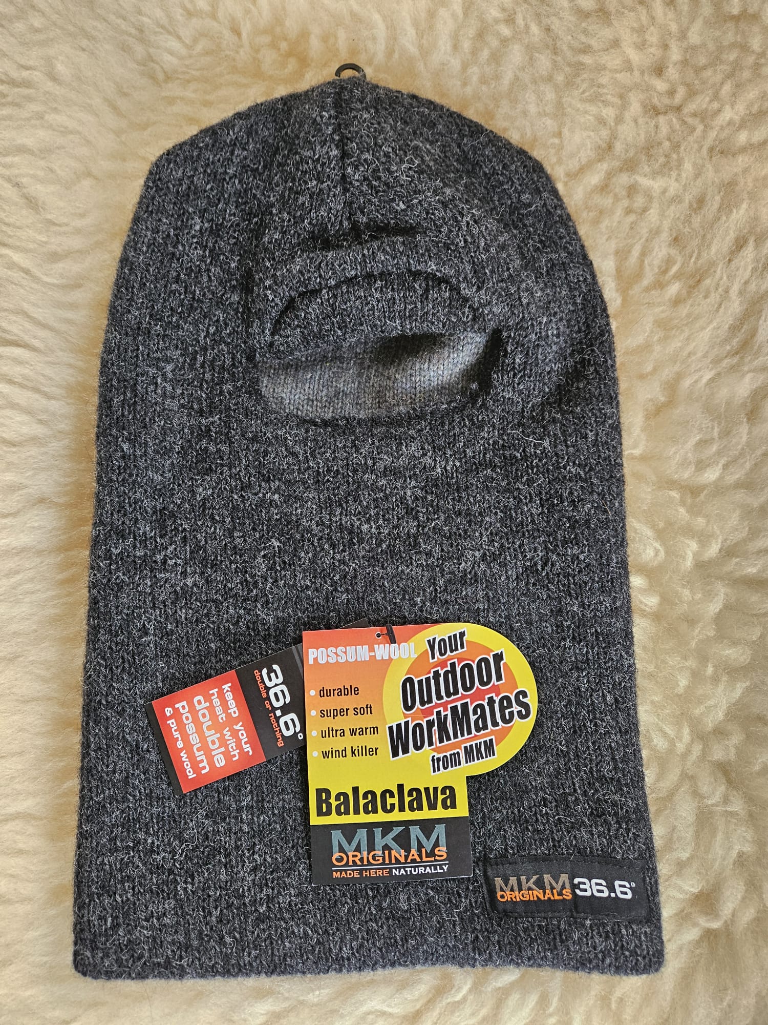 NZ Super-warm Possum Merino 36.6 Balaclava KC1649 | Kiwi Country Clothing