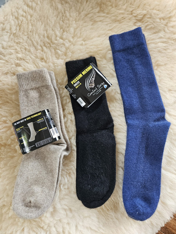 Extra Warm 40% Possum  Shoe or Bed Sock KC283