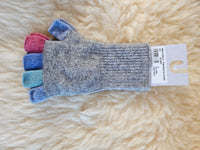 Multi Coloured  super warm Fingerless Glove KC812
