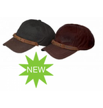 Equestrian waterproof leather trim Cap KC1482