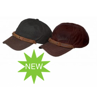 Equestrian waterproof leather trim Cap KC1482