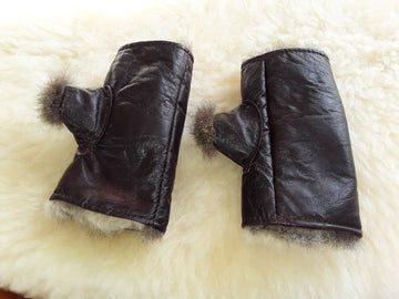 Fingerless Possum Mitts with Thumbs for pain relief/ single hand or pair