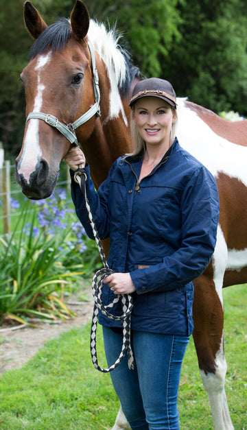 Ladies Walkabout Waterproof Jacket Navy KC2179
