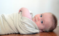 Possum Merino Silk Baby Blanket / Christening blanket KC470