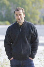 Superwarm possum merino Zip Jacket with Pockets KC029