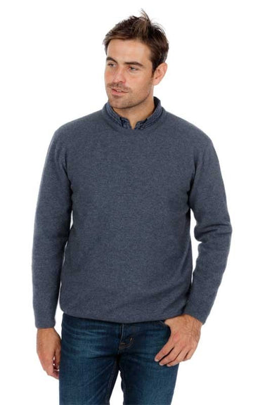 Possum merino silk luxuriously soft and warm  crew neck sweater KC120