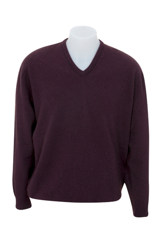Possum merino silk luxuriously warm vee neck sweater KC121
