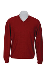Possum merino silk luxuriously warm vee neck sweater KC121