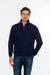 KC336 stylish 1/4 zip luxury possum merino silk sweater