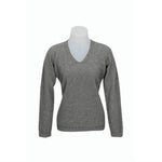 Vee Neck Plain Sweater KC396
