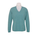 Vee Neck Plain Sweater KC396