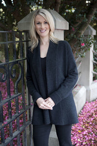 Wrap Jacket KC498 (charcoal)