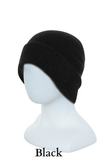 Possum Merino Silk Beanie superwarm double layer reversible KC740