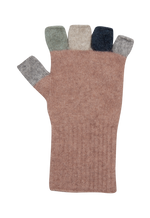 Multi Coloured  super warm Fingerless Glove KC812
