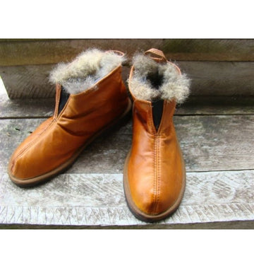 Ultimate warm Possum  Pull-on Leather and fur Boots