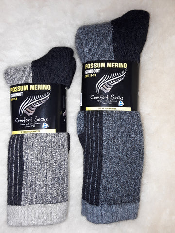 "Gumboot" extra warm possum Boot Socks KC345