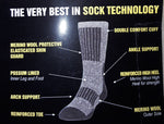 "Gumboot" extra warm possum Boot Socks KC345